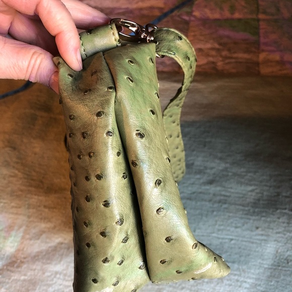 Green Ostrich Handbag - Picture 9 of 11